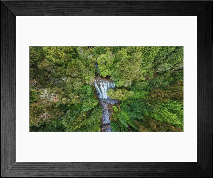 Framed Print : Bridal Veil Fall in Tasmania forest Framed Print : Bridal Veil Fall in Tasmania forest
