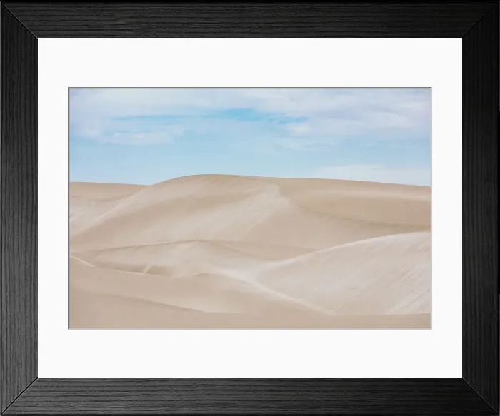 Framed Print : Beautiful sand dunes
