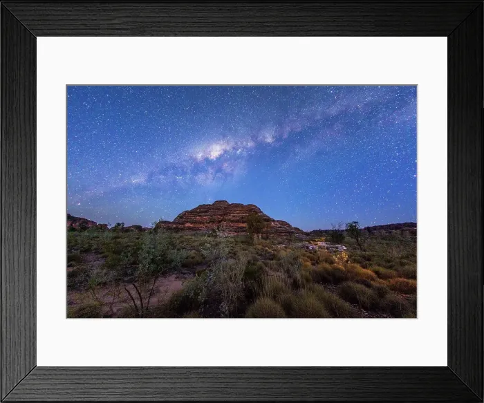 Framed Print : Under the Milky way