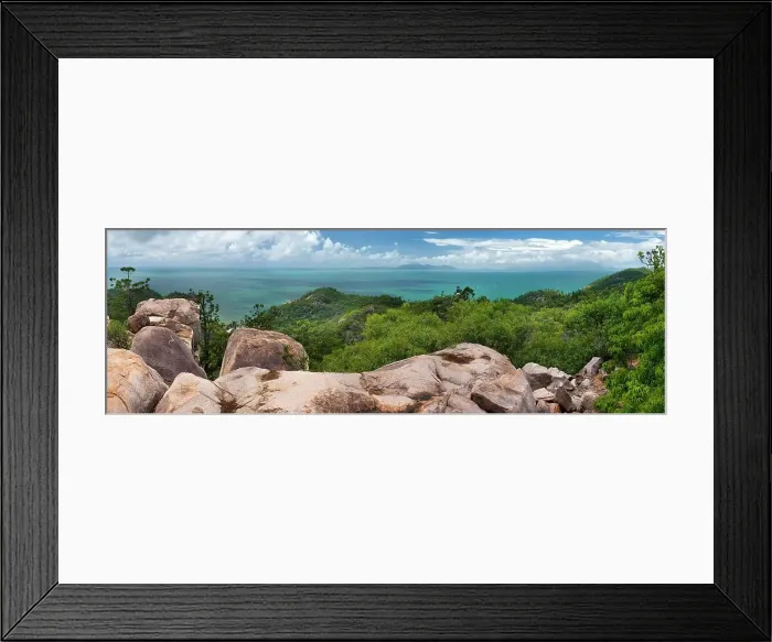 Framed Print : Panorama of the coast and granite rocks, nature, landscape, eucalyptus, sea, Pacific Ocean on the tropical island Magnetic Island, Queensland, Australia, Oceania Framed Print : Panorama of the coast and granite rocks, nature, landscape, eucalyptus, sea, Pacific Ocean on the tropical island Magnetic Island, Queensland, Australia, Oceania