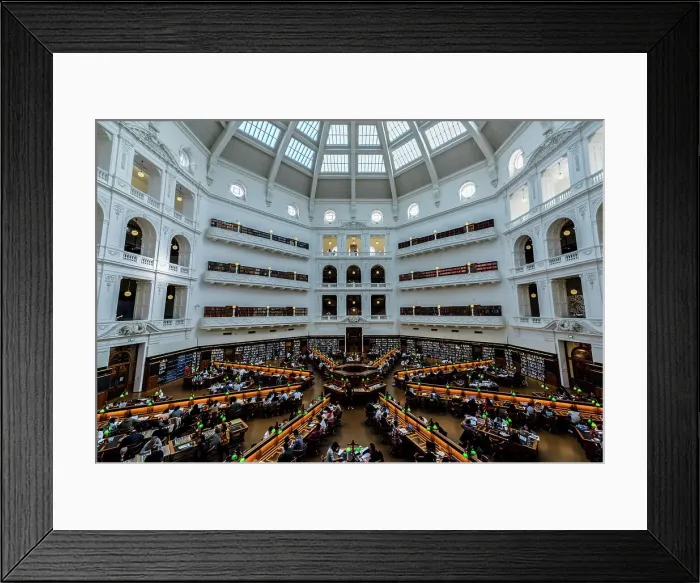 Framed Print : Melbourne State Library