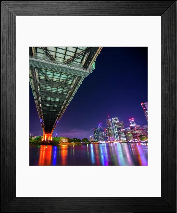 Framed Print : Under the Bridge