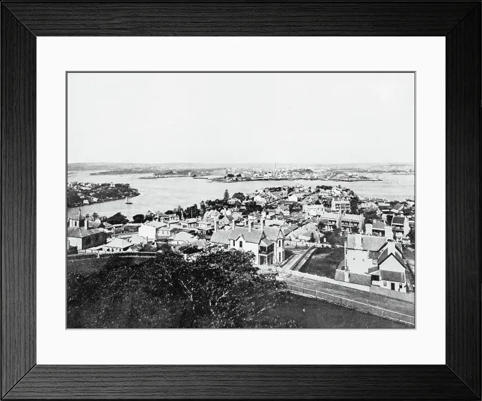 Framed Print : Antique photograph of World's famous sites: Sydney