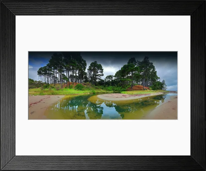 Framed Print : Shoreham beach and Stony Creek Estuary, on the Mornington Peninsula Framed Print : Shoreham beach and Stony Creek Estuary, on the Mornington Peninsula
