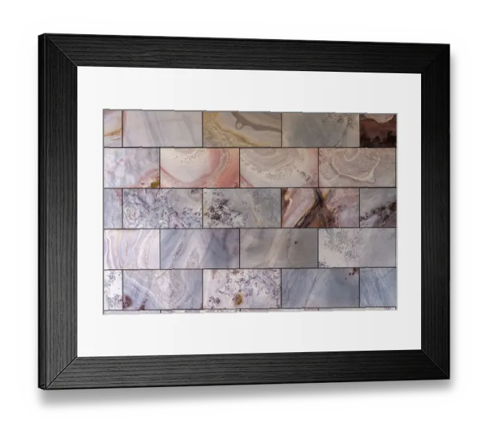 Framed Print : Aerial view looking down onto colourful Sandstone slabs - Colourful Textured Abstract Framed Print : Aerial view looking down onto colourful Sandstone slabs - Colourful Textured Abstract