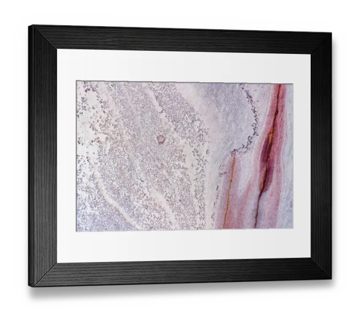 Framed Print : Aerial view looking down onto colourful Sandstone slabs - Colourful Textured Abstract Framed Print : Aerial view looking down onto colourful Sandstone slabs - Colourful Textured Abstract