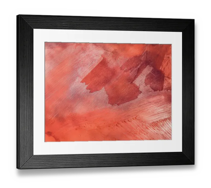 Framed Print : Drone image looking down on the tailing pond of an aluminium mine, Queensland, Australia