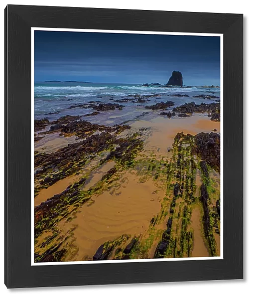 Glasshouse rocks and coastal views, Narooma, Southern coastline of NSW, Australia