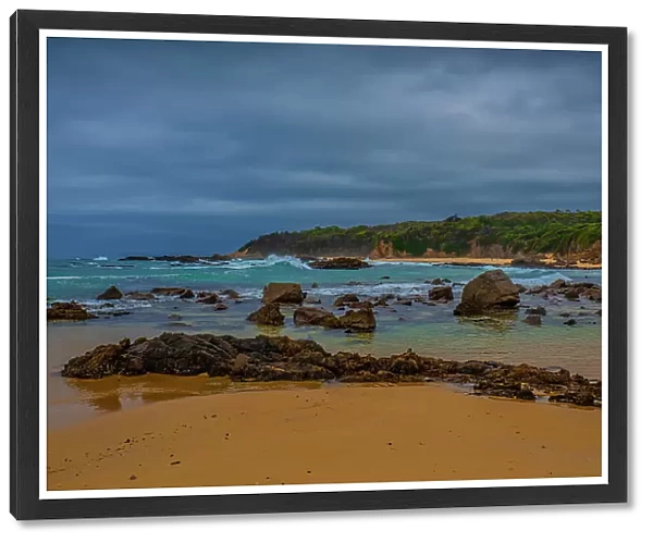 Coastal view at Mystery bay, Narooma, Southern coastline of NSW, Australia
