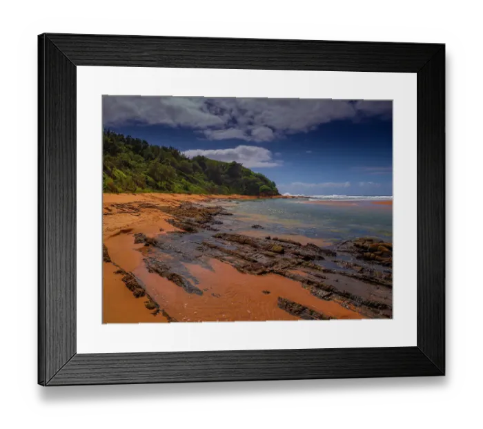 Framed Print : Cuttagee lake and shoreline, South coastline of NSW, Australia Framed Print : Cuttagee lake and shoreline, South coastline of NSW, Australia