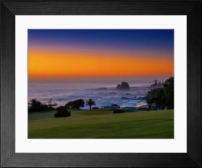 Framed Print : Coastal dawn, Narooma, South coastline of NSW, Australia
