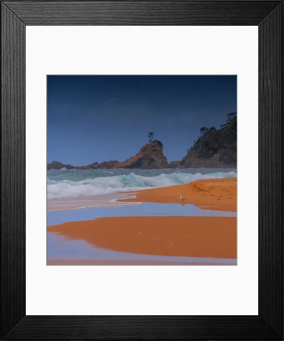 Framed Print : Cuttagee lake and estuary near Bermagui, south coast of New South Wales, Australia Framed Print : Cuttagee lake and estuary near Bermagui, south coast of New South Wales, Australia
