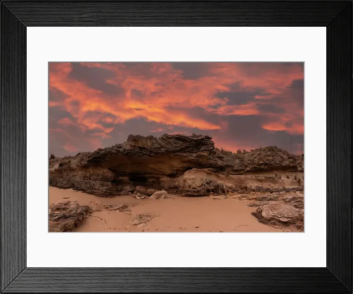 Framed Print : Pirates Bay - Blairgowrie, Victoria