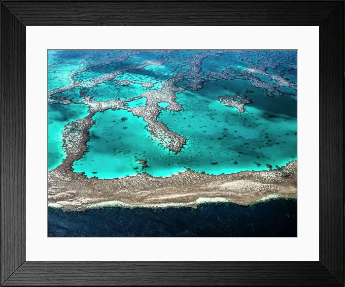 Framed Print : The Great Barrier Reef Framed Print : The Great Barrier Reef