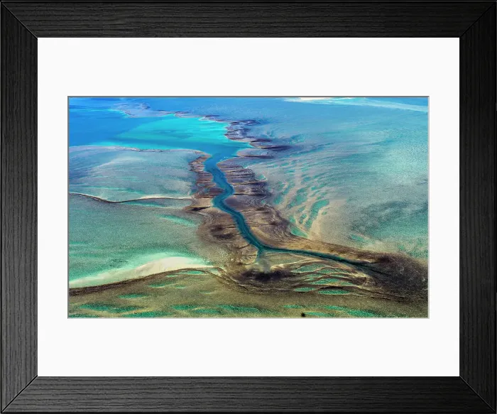 Framed Print : Montgomery Reef Framed Print : Montgomery Reef