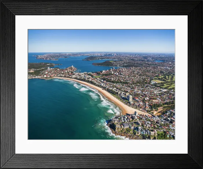 Framed Print : Manly. Aerial view of Manly, NSW, Australia Framed Print : Manly. Aerial view of Manly, NSW, Australia