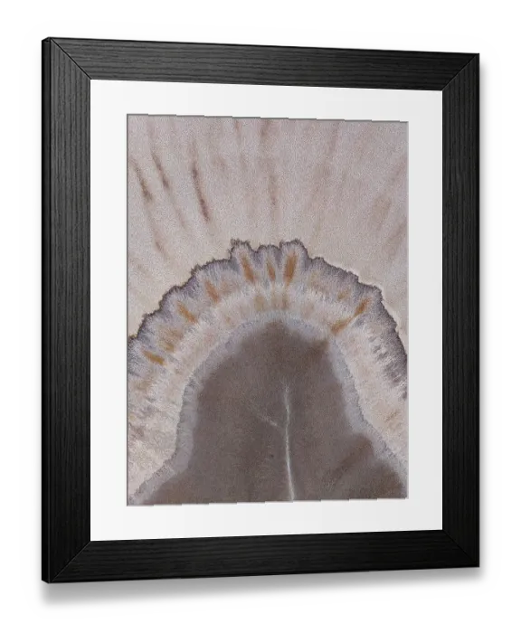Framed Print : Top-down drone photo showing a tributary of the King River during dry season, Western Australia, Australia
