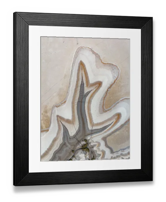 Framed Print : Surreal drone image looking down on a tributary of the King River, The Kimberley, Western Australia, Australia