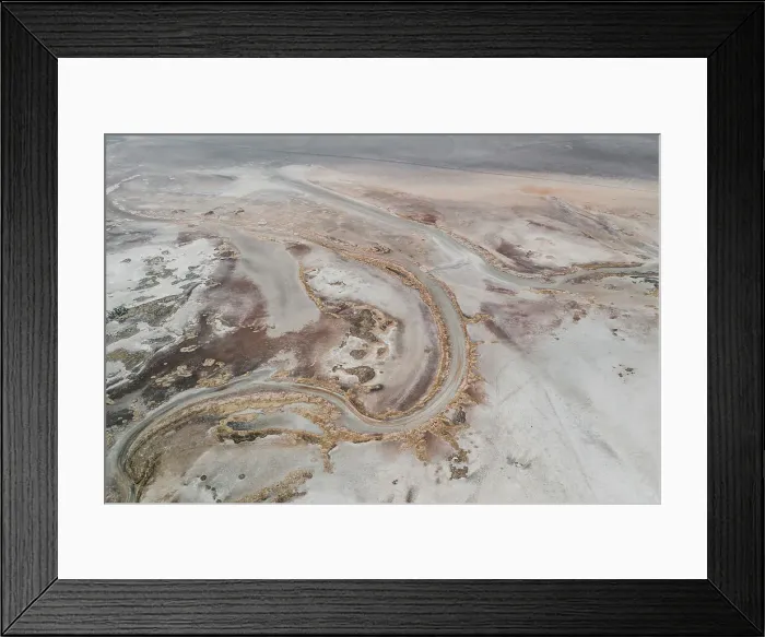 Framed Print : Tributary of the King River shot from an aerial perspective, The Kimberley, Western Australia, Australia