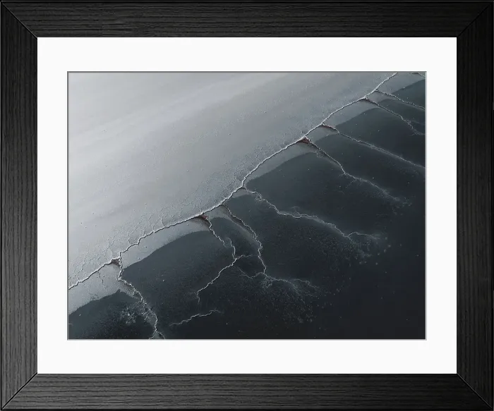 Framed Print : Aerial photo showing the edge of a salt lake, Lochiel, South Australia, Australia Framed Print : Aerial photo showing the edge of a salt lake, Lochiel, South Australia, Australia