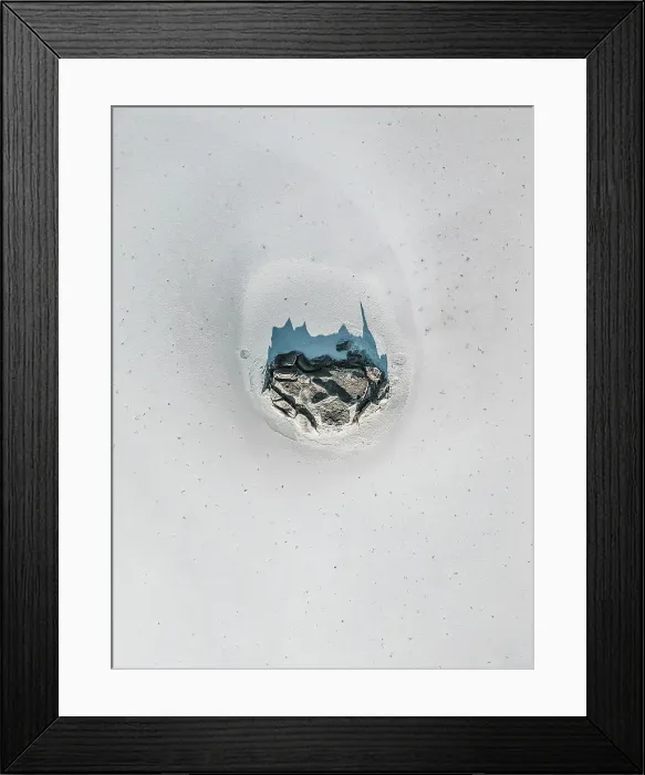 Framed Print : Rock formation in a dry salt lake shot from a drone point of view on a sunny day, South Australia, Australia Framed Print : Rock formation in a dry salt lake shot from a drone point of view on a sunny day, South Australia, Australia