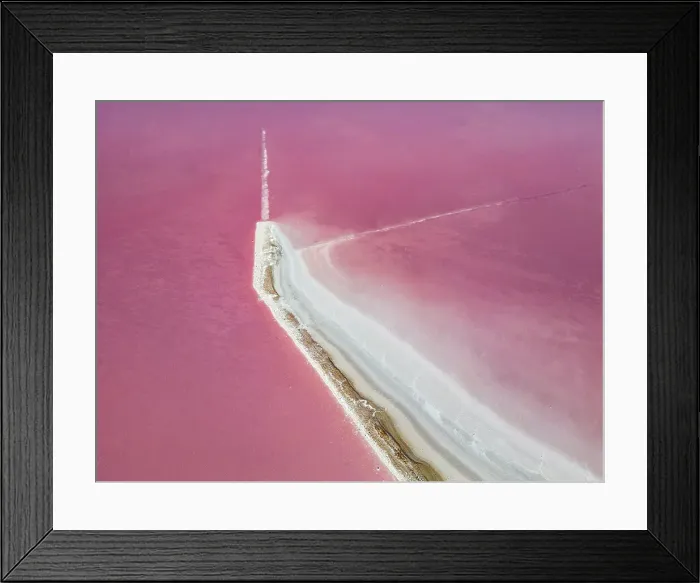 Framed Print : Aerial photo showing part of Lake Bumbunga, South Australia, Australia Framed Print : Aerial photo showing part of Lake Bumbunga, South Australia, Australia