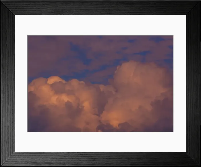 Framed Print : Dramatic Clouds in the Autumn Skies, Victoria, Australia