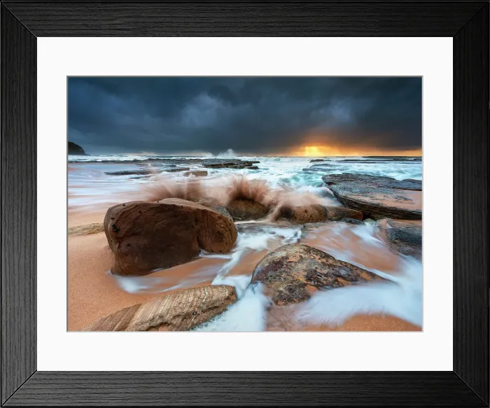 Framed Print : Turimetta beach, Sydney Framed Print : Turimetta beach, Sydney