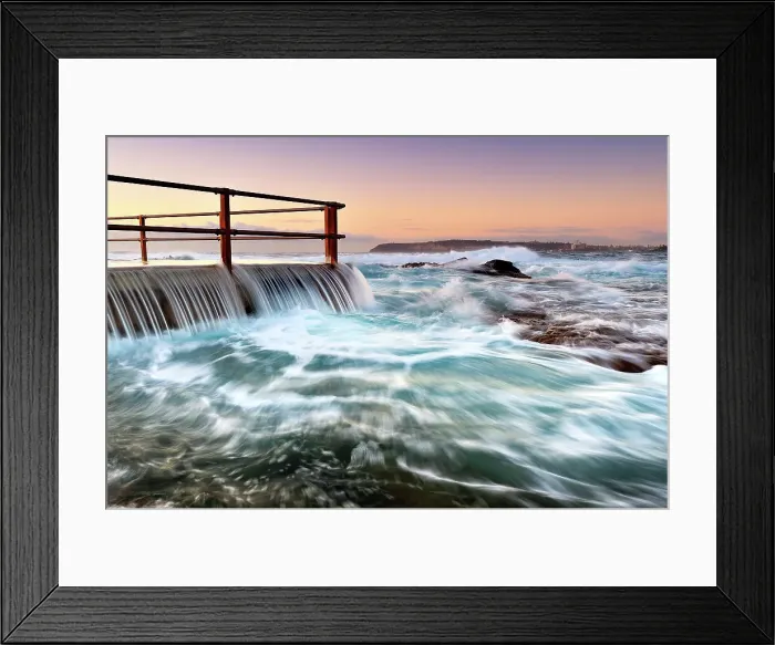 Framed Print : Rock pool, Narabeen beach, Sydney Framed Print : Rock pool, Narabeen beach, Sydney