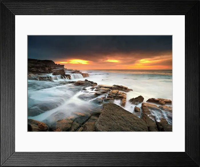 Framed Print : Mahon Rock Pool, Sydney Framed Print : Mahon Rock Pool, Sydney