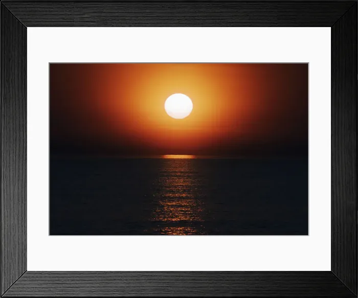 Framed Print : Sunset over the Indian Ocean shot from Cable Beach, Broome, Western Australia, Australia Framed Print : Sunset over the Indian Ocean shot from Cable Beach, Broome, Western Australia, Australia