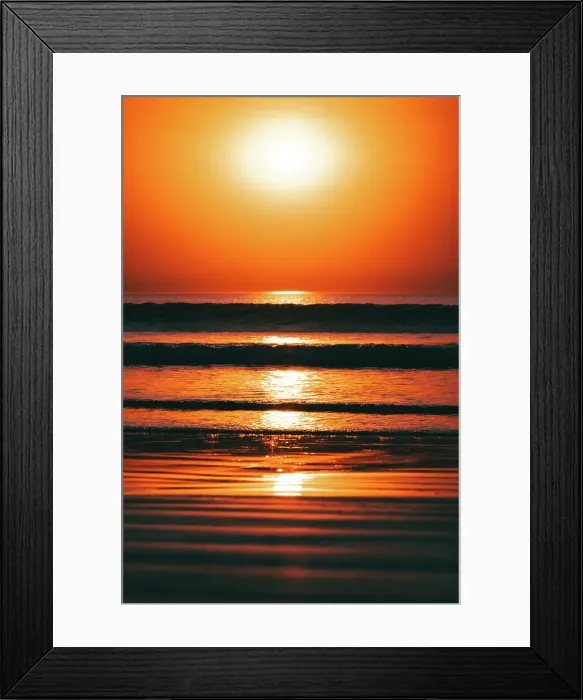 Framed Print : Idyllic sunset photographed from Cable Beach, Broome, Western Australia, Australia Framed Print : Idyllic sunset photographed from Cable Beach, Broome, Western Australia, Australia