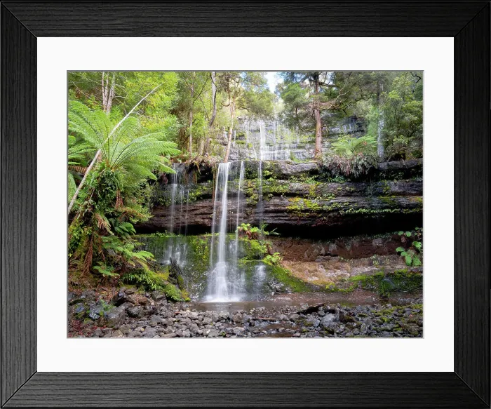 Framed Print : Russell Falls Framed Print : Russell Falls