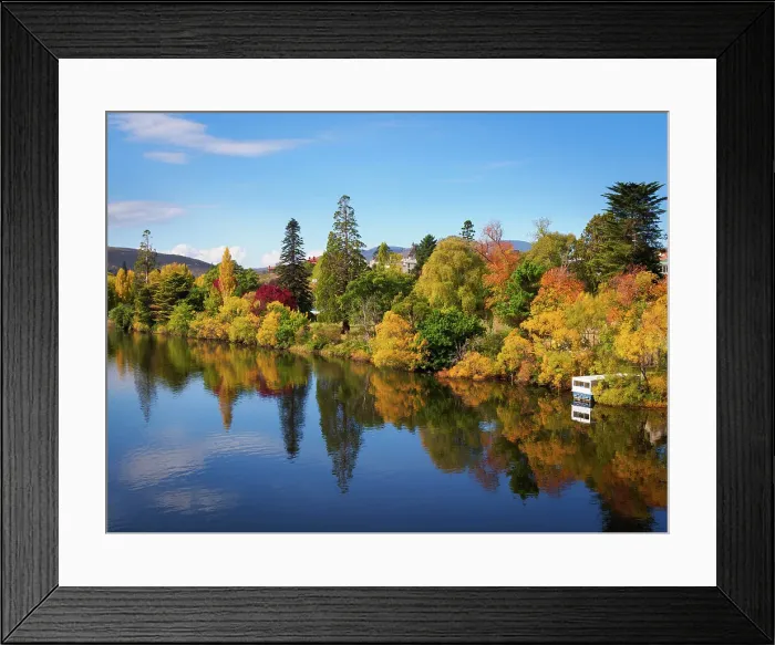 Framed Print : Autumn in New Norfolk Framed Print : Autumn in New Norfolk
