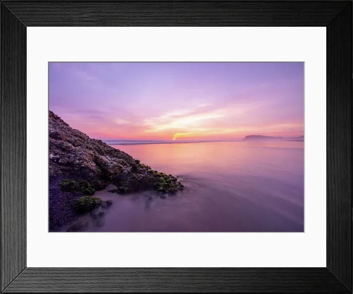 Framed Print : Beach Sunrise
