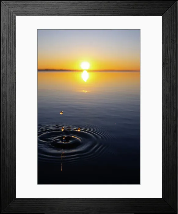 Framed Print : Sunset Splash Framed Print : Sunset Splash