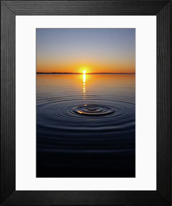 Framed Print : Sunset Splash Framed Print : Sunset Splash