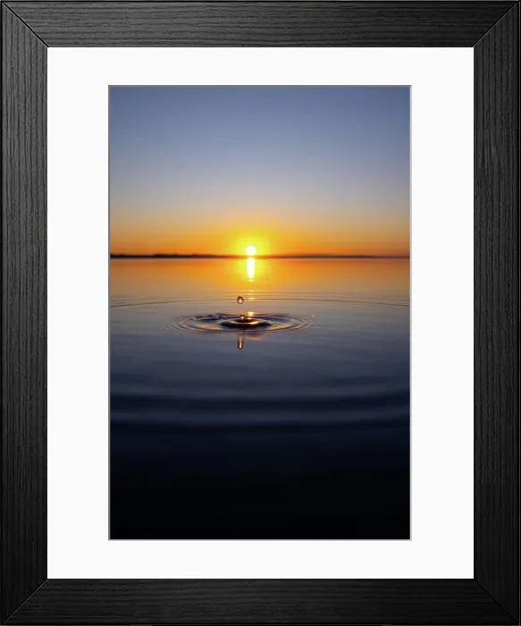 Framed Print : Sunset Splash Framed Print : Sunset Splash