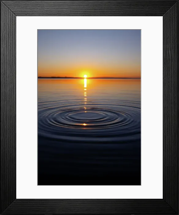 Framed Print : Sunset Splash Framed Print : Sunset Splash