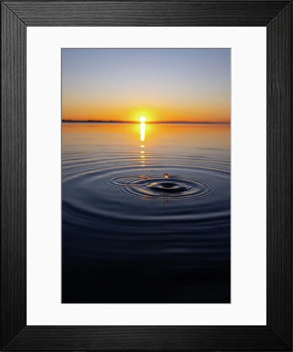 Framed Print : Sunset Splash Framed Print : Sunset Splash