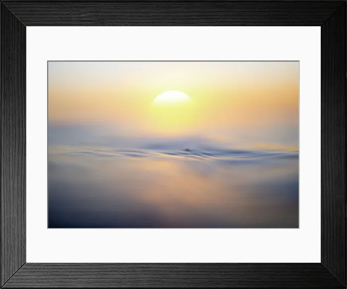 Framed Print : Sunset On Water
