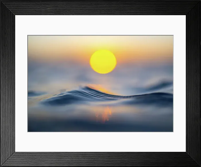 Framed Print : Sunset On Water