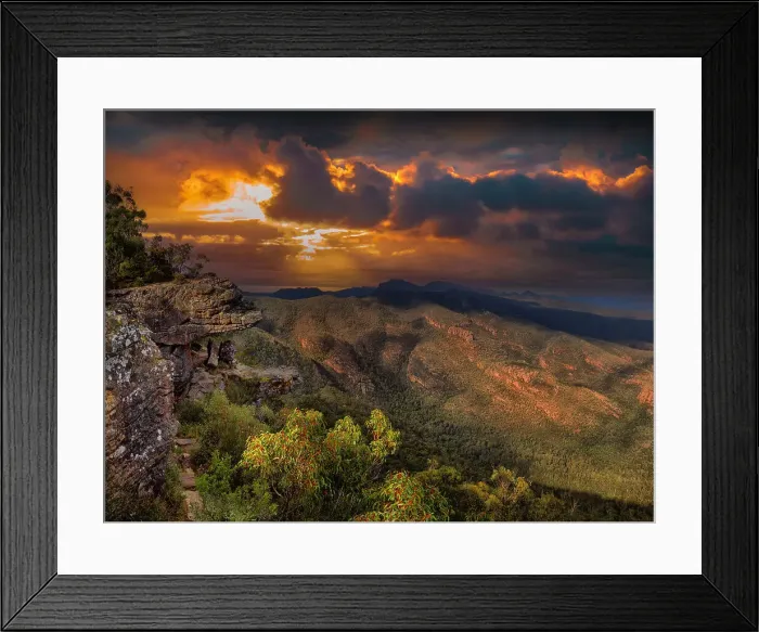 Framed Print : Winter Light, central-Victoria, Australia