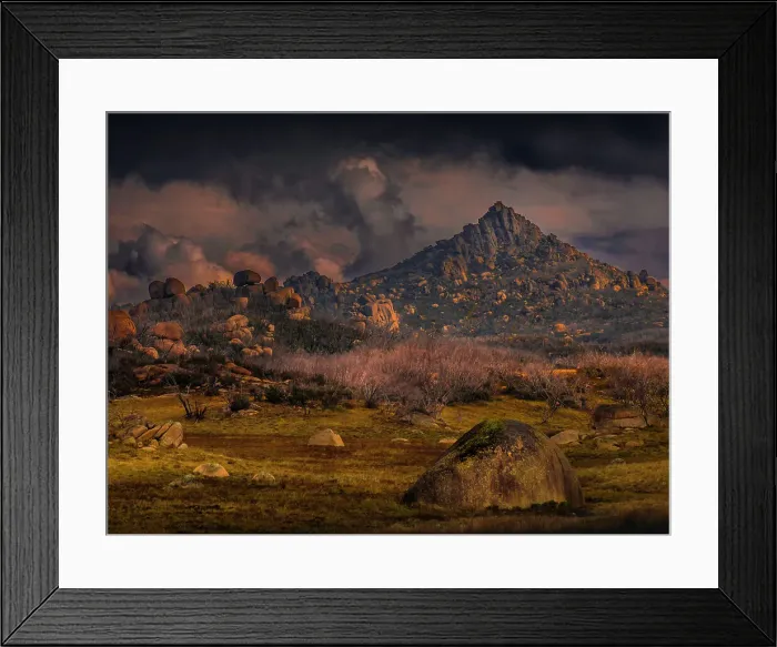 Framed Print : The Le-Sueof plateau, Mount Buffalo National Park, Victoria, Australia