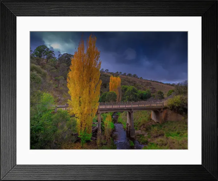 Framed Print : Autumn in the high country around the Omeo district, Victoria, Australia Framed Print : Autumn in the high country around the Omeo district, Victoria, Australia