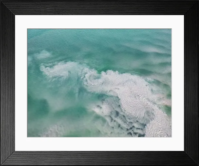 Framed Print : Aerial image showing sediment flowing from Willie Creek into the Indian Ocean, The Kimberley, Western Australia, Australia Framed Print : Aerial image showing sediment flowing from Willie Creek into the Indian Ocean, The Kimberley, Western Australia, Australia