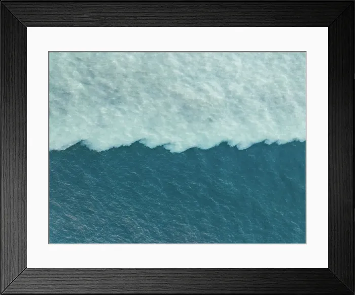 Framed Print : Water confluence in the Indian Ocean photographed from a drone point of view, The Kimberley, Western Australia, Australia Framed Print : Water confluence in the Indian Ocean photographed from a drone point of view, The Kimberley, Western Australia, Australia