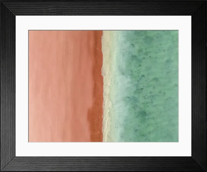 Framed Print : Roebuck Bay beach scene shot from a drone perspective, Broome, Western Australia, Australia Framed Print : Roebuck Bay beach scene shot from a drone perspective, Broome, Western Australia, Australia