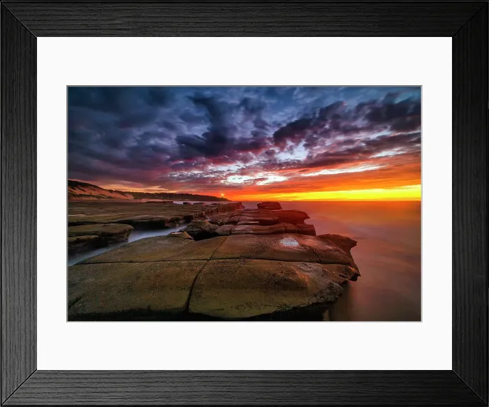 Framed Print : Norah Head sunrise
