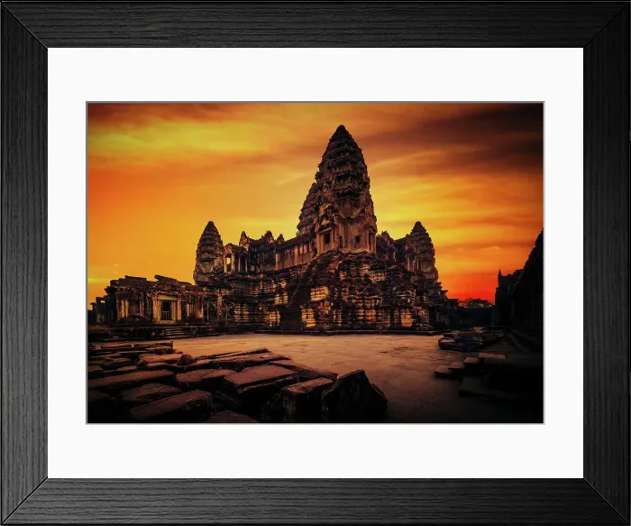 Framed Print : Angkor Wat sunrise